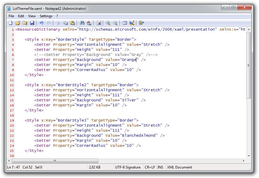 Skinning a WPF Application Baran Kahyaoglu Dev Blog